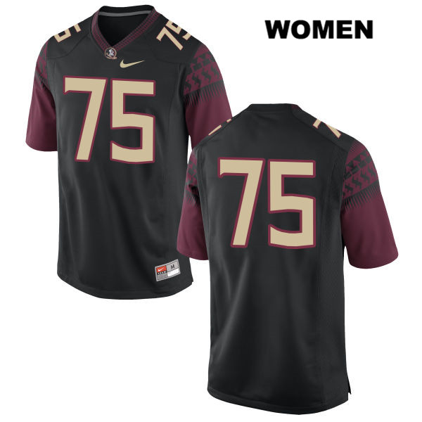 Women's NCAA Nike Florida State Seminoles #75 Abdul Bello College No Name Black Stitched Authentic Football Jersey EBE2869HY